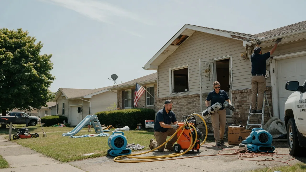 Water Damage Restoration in Mason City, IL near me